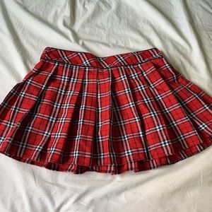 COPY - Plaid school girl mini skirt